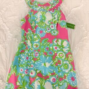 Lilly Pulitzer Pink and Blue Floral Dress